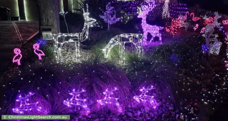 Christmas Light display at 5 Wyld Close, Littlehampton