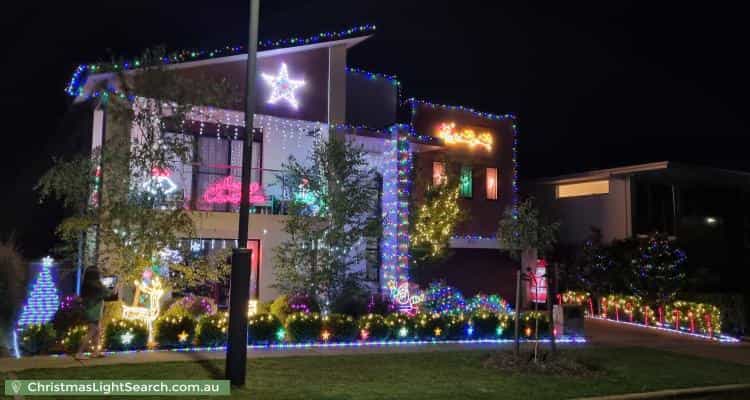Christmas Light display at 54 Loma Rudduck Street, Forde
