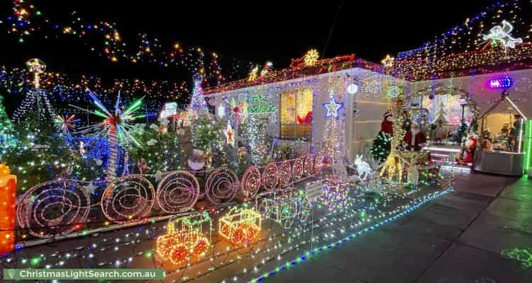 Christmas Light display at 79 Hanworth Street, Balcatta