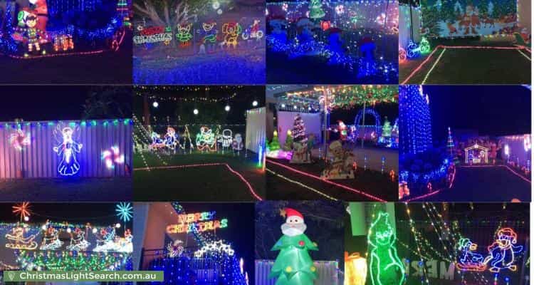 Christmas Light display at 37 Brennan Parade, Strathpine