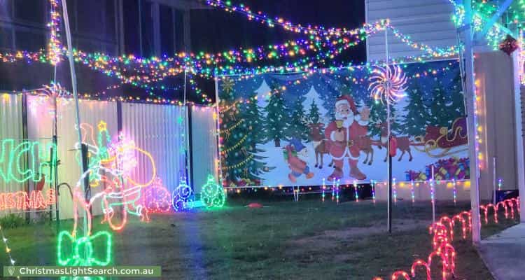 Christmas Light display at 37 Brennan Parade, Strathpine