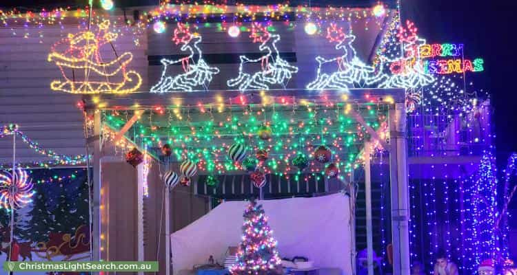 Christmas Light display at 37 Brennan Parade, Strathpine