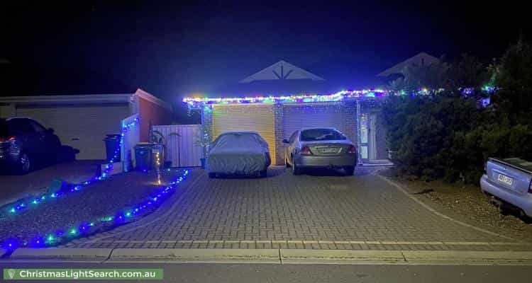 Christmas Light display at 37 Palamountain Drive, Evanston Park