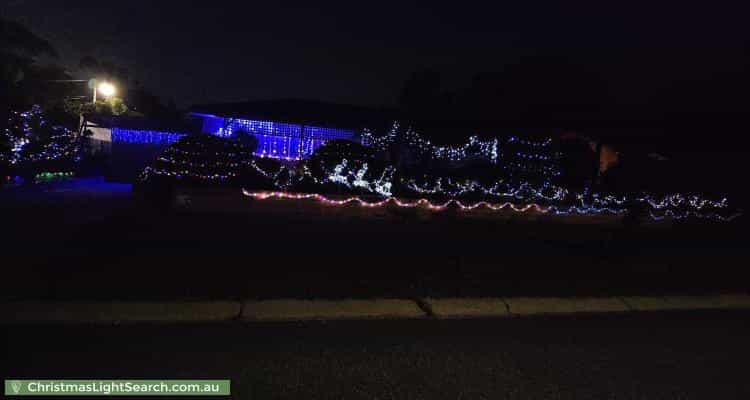 Christmas Light display at 9 Malara Street, Waramanga