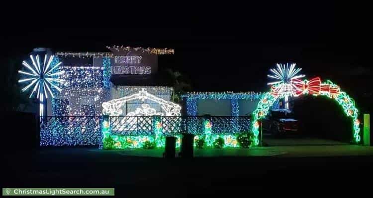 Christmas Light display at  Jones Street, Stirling