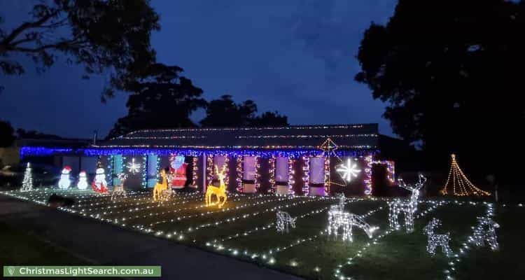 Christmas Light display at 13 Gerald Drive, Langwarrin
