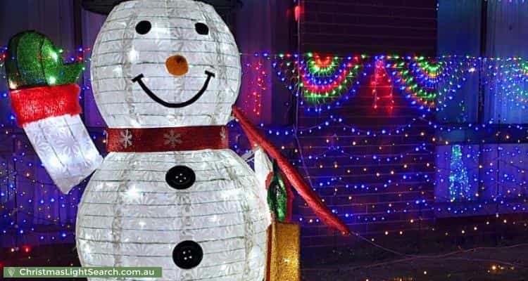 Christmas Light display at 83 Korumburra Road, Wonthaggi