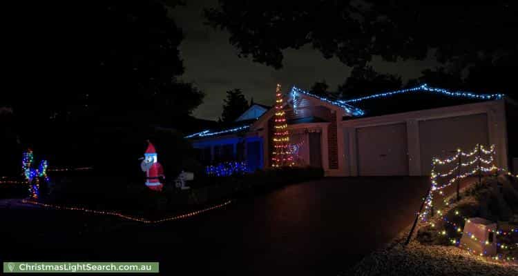 Christmas Light display at  Baynes Court, Greenwith