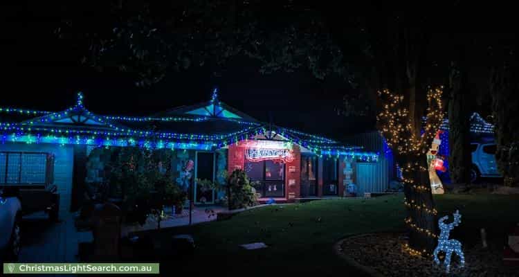 Christmas Light display at  Baynes Court, Greenwith