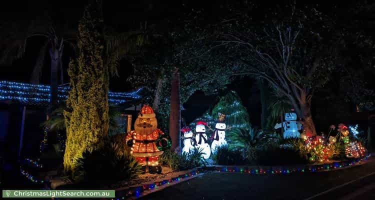 Christmas Light display at  Baynes Court, Greenwith