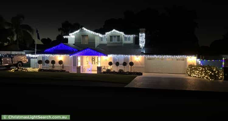 Christmas Light display at 13 Bucknell Road, Bibra Lake