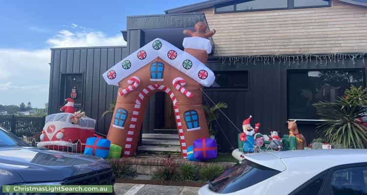 Christmas Light display at  Malcolm Street, Narrabeen