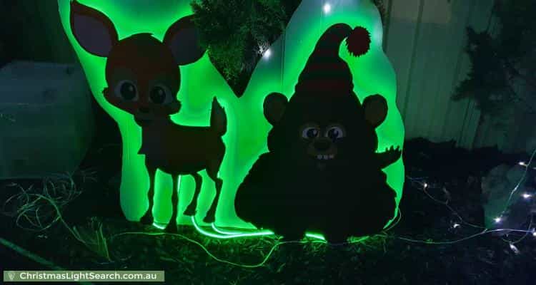 Christmas Light display at 62 Jamieson Way, Point Cook
