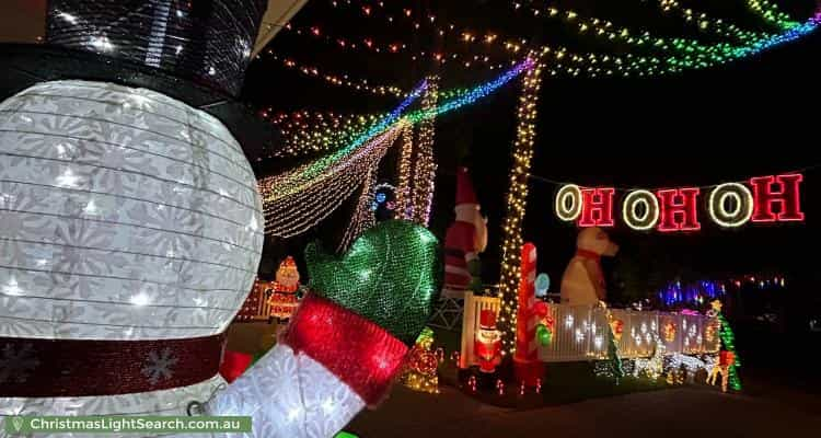 Christmas Light display at  Rise Place, Heathwood