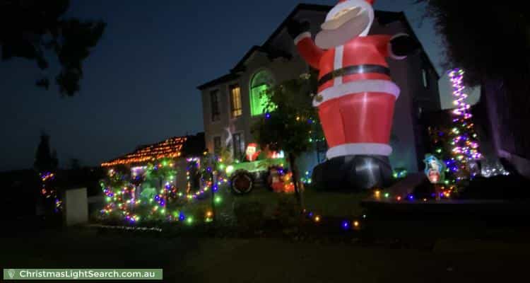 Christmas Light display at 32 Symon Crescent, Greensborough