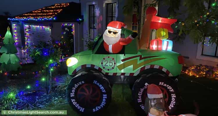 Christmas Light display at 32 Symon Crescent, Greensborough