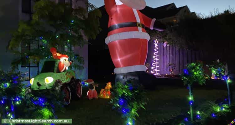 Christmas Light display at 32 Symon Crescent, Greensborough