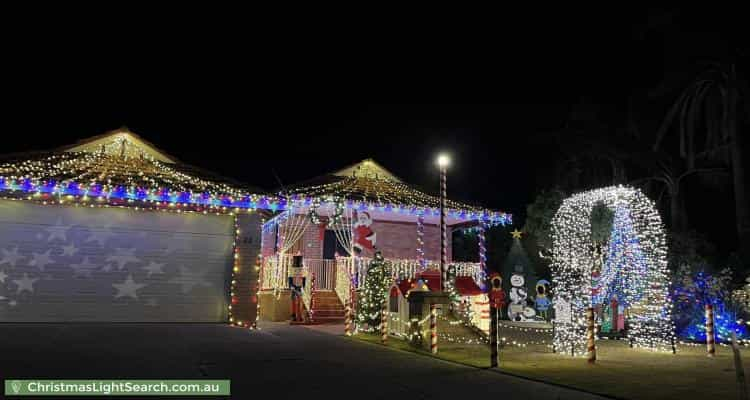 Christmas Light display at 22 Hargreaves Road, Coolbellup