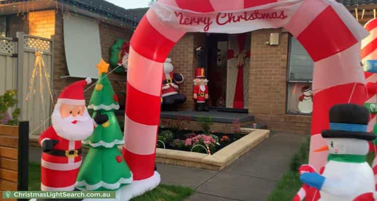 Christmas Light display at  Andlon Court, Tullamarine