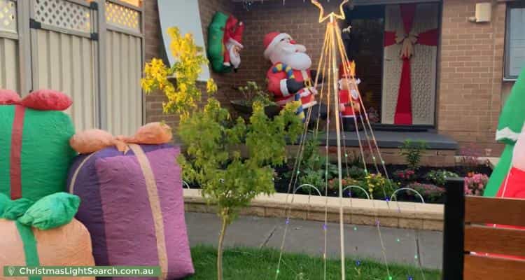 Christmas Light display at  Andlon Court, Tullamarine