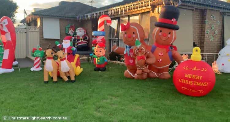 Christmas Light display at  Andlon Court, Tullamarine
