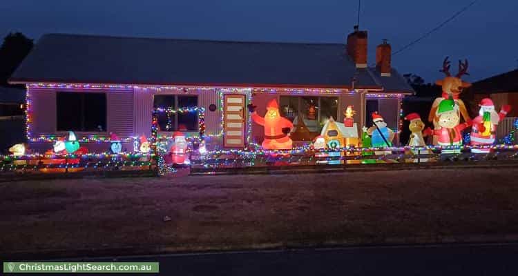 Christmas Light display at 165 Last Street, Latrobe