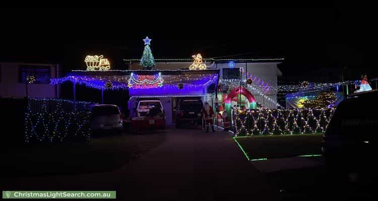 Christmas Light display at 19 Coachwood Street, Crestmead