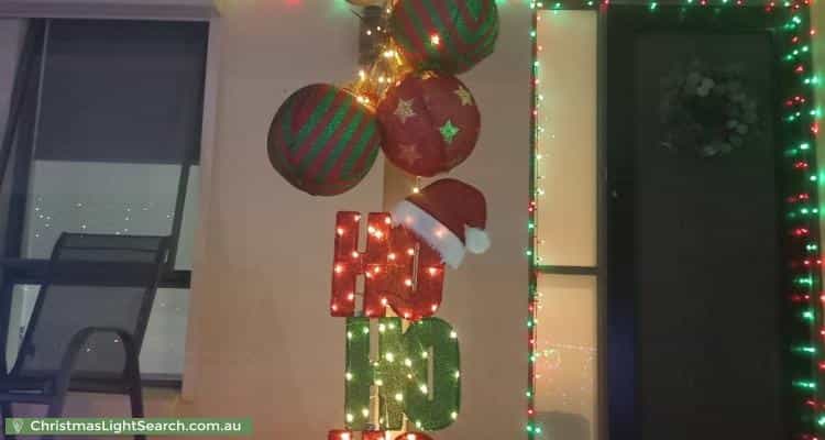 Christmas Light display at  Indigo Court, Aldinga Beach