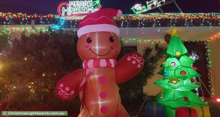 Christmas Light display at  Indigo Court, Aldinga Beach