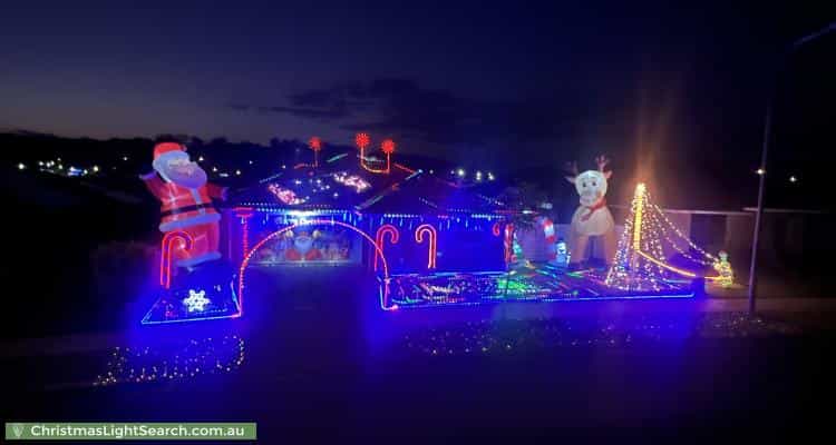 Christmas Light display at 11 Day Circuit, Thrumster