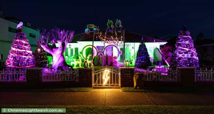 Christmas Light display at 30 Alfred Street, Ramsgate Beach