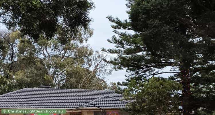 Christmas Light display at 4 Brookes Court, Mooroolbark