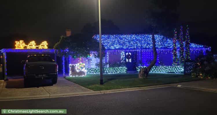 Christmas Light display at 17 Balook Court, Cranbourne North
