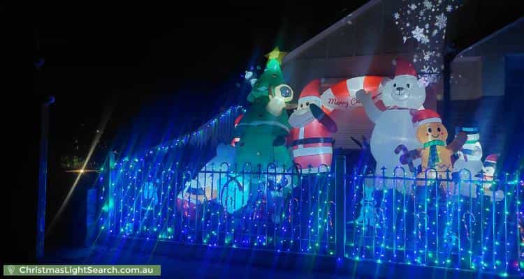 Christmas Light display at 29 Stoke Heath Way, Caroline Springs