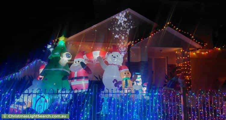 Christmas Light display at 29 Stoke Heath Way, Caroline Springs