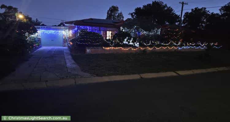 Christmas Light display at 9 Malara Street, Waramanga