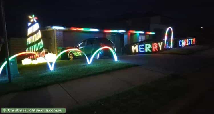 Christmas Light display at 19 Range Street, North Richmond