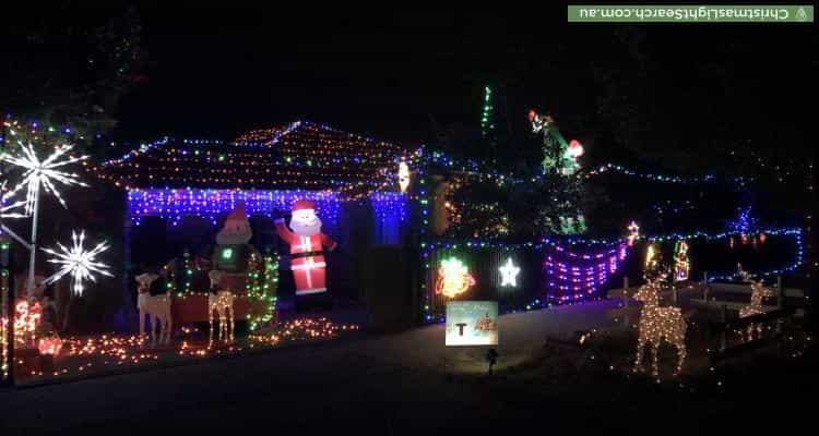 Christmas Light display at 14 Ellen Road, Narre Warren South