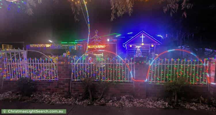 Christmas Light display at 60 Braeswood Road, Kings Park
