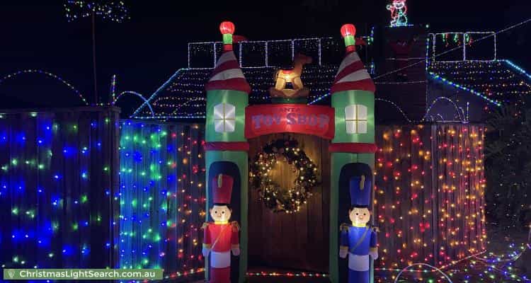 Christmas Light display at 35 Hutton Avenue, Ferntree Gully