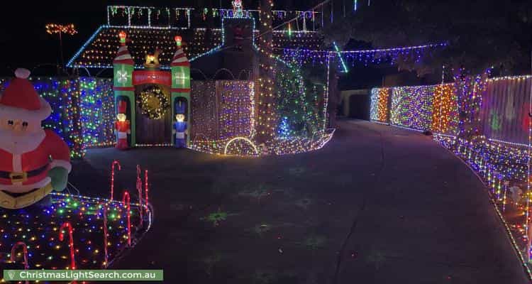 Christmas Light display at 35 Hutton Avenue, Ferntree Gully