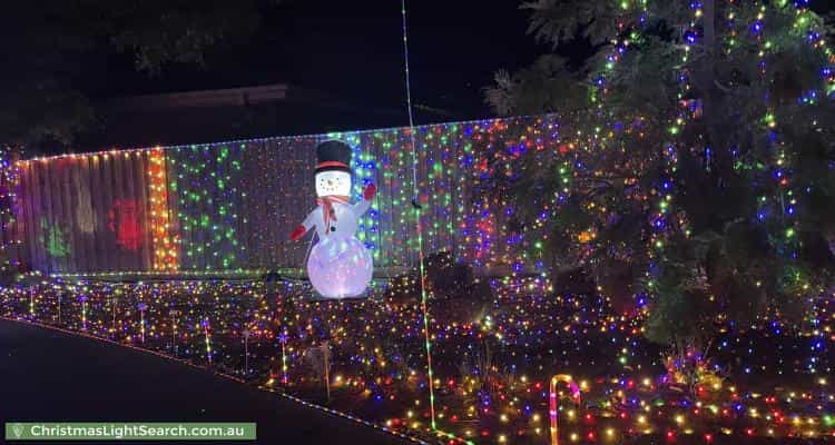 Christmas Light display at 35 Hutton Avenue, Ferntree Gully