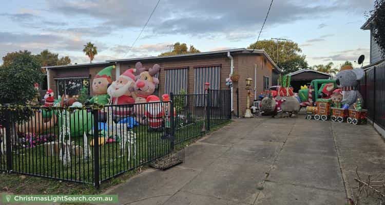 Christmas Light display at 6 Riverina Street, Largs North