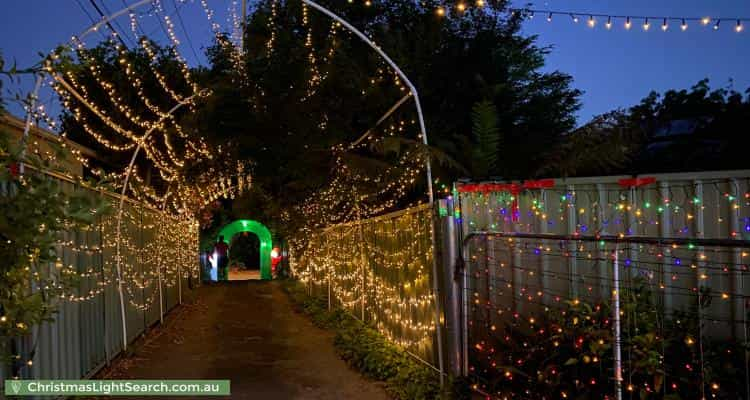 Christmas Light display at 70 Bissenberger Crescent, Kambah