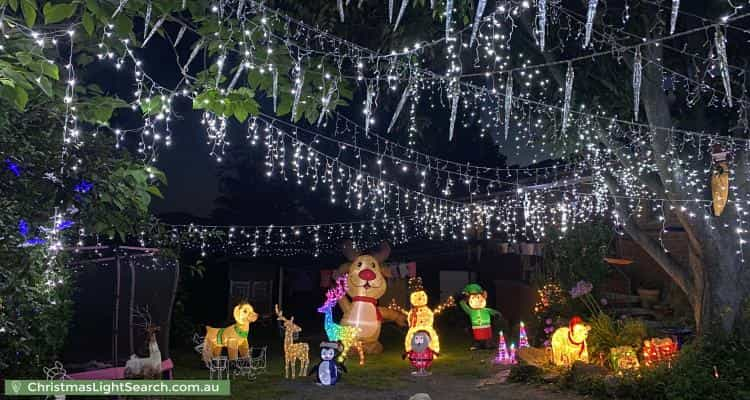 Christmas Light display at 70 Bissenberger Crescent, Kambah