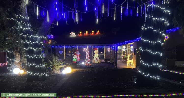 Christmas Light display at 28 Balonne Street, Kaleen
