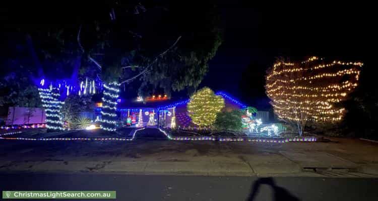 Christmas Light display at 28 Balonne Street, Kaleen