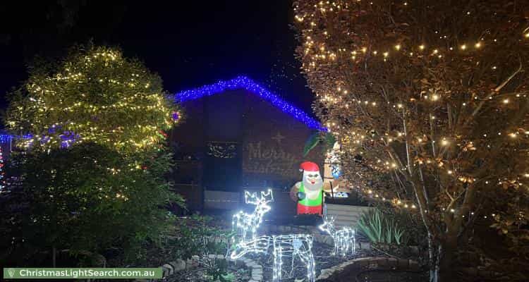 Christmas Light display at 28 Balonne Street, Kaleen