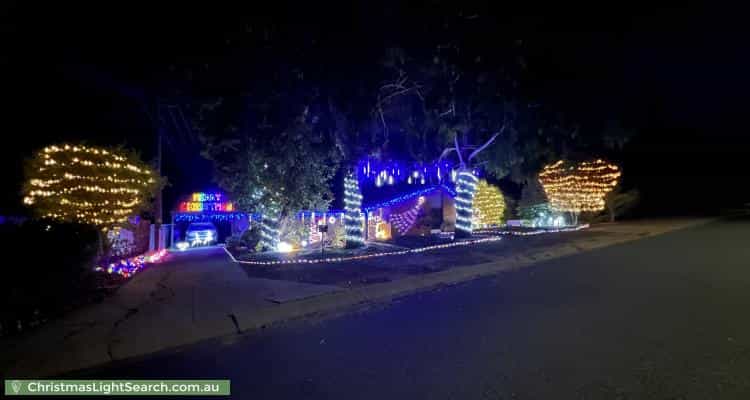 Christmas Light display at 28 Balonne Street, Kaleen
