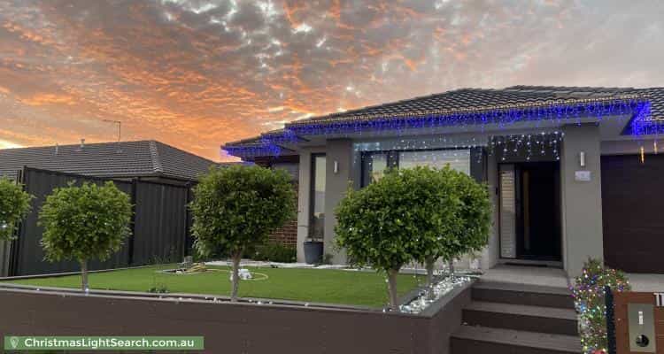Christmas Light display at 11 Juscelina Drive, Craigieburn